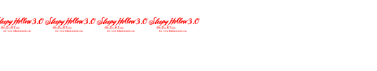 Sleepy-Hollow-3.0.ttf是一款不错的英文字体下载