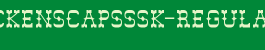 SlimPickensCapsSSK-Regular.ttf是一款不错的英文字体下载