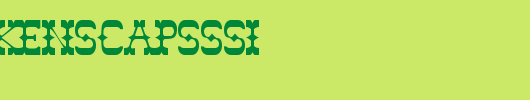 SlimPickensCapsSSi.ttf是一款不错的英文字体下载