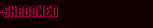 Slimfit-Shadowed.otf是一款不错的英文字体下载