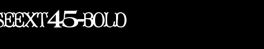 SmallRoseExt45-Bold.ttf是一款不错的英文字体下载