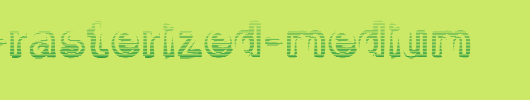 Smoke-Rasterized-Medium.ttf是一款不错的英文字体下载
