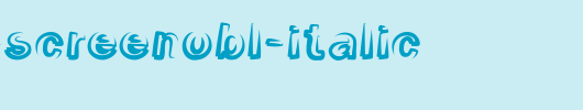 Smoke-ScreenObl-Italic.ttf是一款不错的英文字体下载