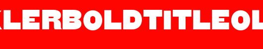 SmoklerBoldTitleOL.ttf是一款不错的英文字体下载