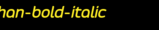 Smoolthan-Bold-Italic.otf是一款不错的英文字体下载