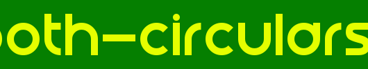 Smooth-Circulars.otf是一款不错的英文字体下载