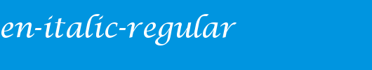 SmoothPen-Italic-Regular.ttf是一款不错的英文字体下载