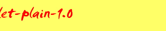 Smudger-LET-Plain-1.0.ttf是一款不错的英文字体下载