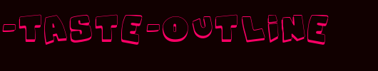 Snaps-Taste-Outline.otf是一款不错的英文字体下载