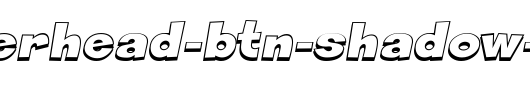 Sneakerhead-BTN-Shadow-Oblique.ttf是一款不错的英文字体下载