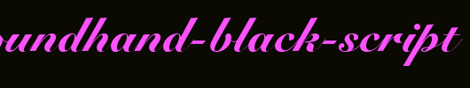Snell-Roundhand-Black-Script.ttf是一款不错的英文字体下载