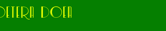Soerjapoetera-Doea.ttf是一款不错的英文字体下载