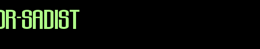 Solace-for-Sadist.ttf是一款不错的英文字体下载