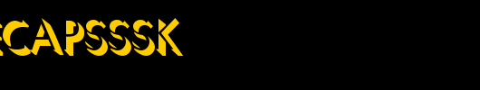 SolaceCapsSSK.ttf是一款不错的英文字体下载