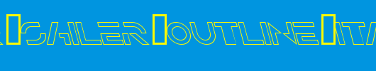 Solar-Sailer-Outline-Italic.ttf是一款不错的英文字体下载