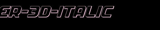 Soldier-3D-Italic.ttf是一款不错的英文字体下载