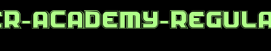 Soldier-Academy-Regular.ttf是一款不错的英文字体下载