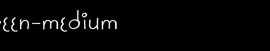 SoleaBetween-Medium.ttf是一款不错的英文字体下载