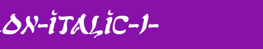 Solomon-Italic-1-.ttf是一款不错的英文字体下载