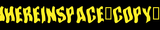 SomewhereInSpace-copy-2-.ttf是一款不错的英文字体下载
