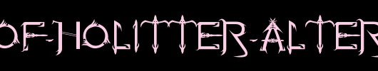 Soul-Of-Holitter-Alternative.ttf是一款不错的英文字体下载
