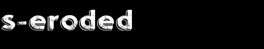 Sounds-Eroded.ttf是一款不错的英文字体下载