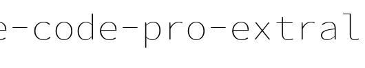 Source-Code-Pro-ExtraLight.ttf是一款不错的英文字体下载