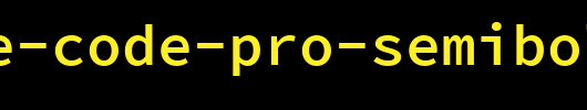Source-Code-Pro-Semibold.ttf是一款不错的英文字体下载