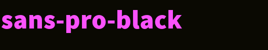 Source-Sans-Pro-Black.ttf是一款不错的英文字体下载