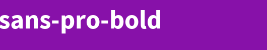 Source-Sans-Pro-Bold.ttf是一款不错的英文字体下载