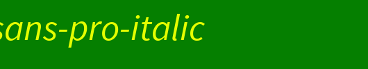 Source-Sans-Pro-Italic.ttf是一款不错的英文字体下载