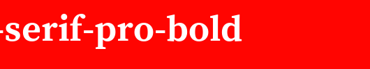 Source-Serif-Pro-Bold.ttf是一款不错的英文字体下载