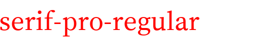 Source-Serif-Pro-Regular.ttf是一款不错的英文字体下载