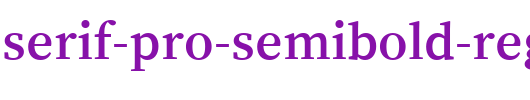 Source-Serif-Pro-Semibold-Regular.ttf是一款不错的英文字体下载