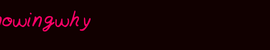 Southofknowingwhy.ttf是一款不错的英文字体下载