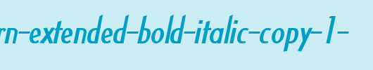 Southwestern-Extended-Bold-Italic-copy-1-.ttf是一款不错的英文字体下载
