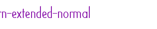 Southwestern-Extended-Normal.ttf是一款不错的英文字体下载