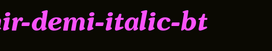 Souvenir-Demi-Italic-BT.ttf是一款不错的英文字体下载