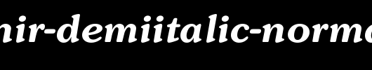 Souvenir-DemiItalic-normal.ttf是一款不错的英文字体下载