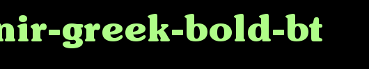 Souvenir-Greek-Bold-BT.ttf是一款不错的英文字体下载