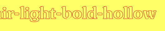 Souvenir-Light-Bold-Hollow.ttf是一款不错的英文字体下载