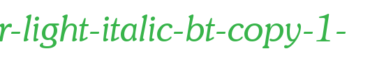Souvenir-Light-Italic-BT-copy-1-.ttf是一款不错的英文字体下载