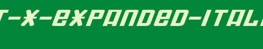 Soviet-X-Expanded-Italic.ttf是一款不错的英文字体下载
