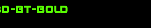 Space-Bd-BT-Bold.ttf是一款不错的英文字体下载