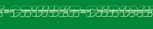 Space-Cruiser-Chrome-Italic.ttf是一款不错的英文字体下载
