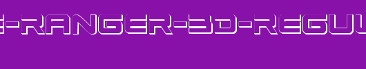 Space-Ranger-3D-Regular.ttf是一款不错的英文字体下载