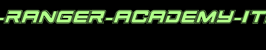 Space-Ranger-Academy-Italic.ttf是一款不错的英文字体下载
