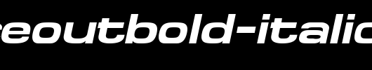 SpaceOutBold-Italic.ttf是一款不错的英文字体下载