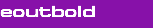 SpaceOutBold.ttf是一款不错的英文字体下载