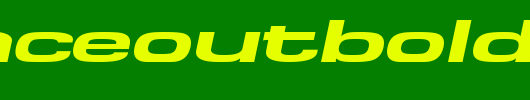 SpaceOutBoldExtended-Italic.ttf是一款不错的英文字体下载